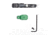 Briley EZ Bolt Release Lever for Benelli/Franchi w/ Anodized Paddle/Latch for M1, M2, M4, Super Sport, Green, TSPA-15GRNL
