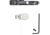 Briley EZ Bolt Release Lever for Benelli/Franchi w/ Anodized Paddle/Latch for M1, M2, M4, Super Sport, Silver, TSPA-15SILL