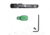 Briley EZ Bolt Release Lever for Benelli/Franchi w/ Anodized Paddle/Latch for SBE I, SBE II, Green, TSPA-15GRNL3.5