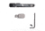 Briley EZ Bolt Release Lever for Benelli/Franchi w/ Anodized Paddle/Latch for SBE I, SBE II, Grey, TSPA-15GRYL3.5
