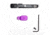 Briley EZ Bolt Release Lever for Benelli/Franchi w/ Anodized Paddle/Latch for SBE I, SBE II, Purple, TSPA-15PURL3.5