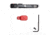 Briley EZ Bolt Release Lever for Benelli/Franchi w/ Anodized Paddle/Latch for SBE I, SBE II, Red, TSPA-15REDL3.5