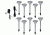 Brinkmann Outdoors LED Low Voltage Stainless Steel Path Lights, 10 Pack 828-0302-T