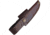 Brisa Bobtail 80 Birch Fixed Blade Knife, 6.75in Overall, 3in Satin 12C27 Sandvik SS Drop Point, Curly Birch Handle, Scandi Grind Blade, Leather And Reindeer Antler Lanyard, Brown Leather Belt Sheath, 9950