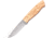 Brisa Trapper 95 Fixed Blade Birch Knife, 3.75 satin finish Elmax steel Flat grind blade, Curly Birch handle, 069-2034-1558