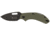 Browning Small Hidden Hollow Folding Knife, 2.25in, D2 Steel Drop Point Blade, Green G10 Handle, 3220504