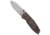 BRNLY SQD-2 Folding Knife, 2.875in, CPM 20CV, Spear Point Blade, Carbon Fiber, Black/Red Handle, Black/Red/Gray, 7.00 inch, BHQ-178858
