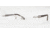 Brooks Brothers BB1007 Bifocal Prescription Eyeglasses 1558-5318 - Silver