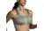 Brooks Dare Zip Run Bra 2.0 - Womens, Pebble/Dark Pebble/Cool Mint, 36DE, 350083326.036DE