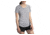 Brooks Distance Short Sleeve Shirt - Womens, Heather Ash, L, 221344080.035