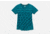 Brooks Distance Women's Running Short Sleeve Shirt, Heather Ocean/Ocean Track, Medium 221259-Heather Ocean/Ocean Track-M