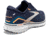 Brooks Ghost 15 Running Shoes - Mens, Wide, Peacoat/Blue/Orange Pop, 9.0, 1103932E439.090