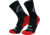 Brooks Ghost Crew Sock, Black/Nightlife/Red, XL, 280495014.040