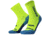 Brooks Ghost Crew Sock, Neon Yellow/BR Crew, L, 280495790.035