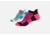 Brooks Ghost Midweight Running Socks, Pack of 2, Currant/Brite Pink + Oxford/Te, Medium 741543-Currant/Brite Pink + Oxford/Te-M