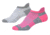 Brooks Ghost Midweight Running Socks, Pack of 2, OXford/Asphalt Oxford/BritePin, Medium, 741543-OXF-AOXF-BRPN-M