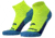 Brooks Ghost Quarter Sock, Neon Yellow/Navy, L, 280499703.035