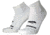 Brooks Ghost Quarter Sock, White, M, 280499100.030