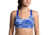 Brooks Hot Shot Sports Bra, Market Deco/Navy, Small, 300628474.025