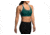 Brooks Moving Comfort FastForward Zip Bra - Womens, Forest/Mint, L, 300637325.035