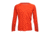 Wool Long Sleeve Shirt - Mens-Fiery Orange-Large