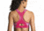 Brooks Rebound Racer Sports Bra, Dahlia Ikat Jacquard, 34 C, 350037690.0341C