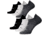 Brooks Run-In No Show 6-Pack Sock, Asphalt/White/Black, M, 280494002.030