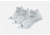 Brooks Run-In Socks, Pack of 3, White, Large 741544-White-L