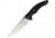 Brous Blades T5 Fixed Blade Stonewash Fixed Blade Knife, 5.25in, D2 Tool Steel, Standard Edge, Stonewash, Black, G10 Handle BRB154