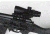 BROWE 4x32 Combat Optic Rifle Scope, 5.56mm Chevron RS, Red, Black, BCO-001-RS