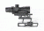 BROWE 4x32 Combat Optic Rifle Scope, 5.56mm Chevron RS, Red, Black, BCO-001-RS