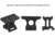 BROWE Aimpoint T1 1/3 Co-Witness Mount, Black, One Size, MNT-T1-1/3CW