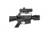 Brownells Retro 4x Carry Handle Scope, 4x21mm, 35mm Tube, Fixed Focal Plane, Duplex Reticle, Black, RETRO4X