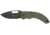 Browning Large Hidden Hollow Folding Knife, 3in, D2 Steel Drop Point Blade, Green G10 Handle, Boxed, 3220506B
