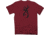 Browning Bg Men's T-shirt W/buck Mark Logo Small Garnet Red/black