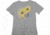 Browning Bg Women's T-shirt Daisies Small Fitted Silver