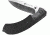 Browning Black Label Checkmate Knife - Black w/ Silver Blade 320143BLO