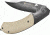 Browning Black Label Checkmate Knife - Sand w/Silver Blade 320144BLO