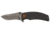 Browning Blood Trail Folder 2 3/4in Knife, Drop Point, D2 Blade, G10 Handle, Black Oxide Stonewash Blade, 3220465