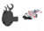 Browning Buckmark Cap Light, Black, RWB