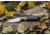 Browning Buckmark Hunter Fixed Blade Knife, 3.125in, 8Cr13MoV, Drop Point, Zebra/Ebony Wood Handle, Split Grain Leather, 3220271