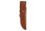 Browning Buckmark Hunter Large Fixed Blade Knife, 3.625in, 440-C, Drop Point, Wood Handle, Split Grain Leather, 3220397