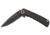 Browning Buckmark Slim Folding Knife - Box, 2.75in, D2 High Carbon Steel, Drop Point, Black Polymer Handle, N, 3220541B