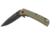 Browning Buckmark Slim Folding Knife - Box, 2.75in, D2 High Carbon Steel, Drop Point, Sage Polymer Handle, N, 3220543B