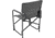 Browning Camping Rimfire Folding Chair w/Multi-Position Side Table, Charcoal/Gray, 8532558
