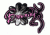 Browning Decal, 5 inch Daisy Black/Pink
