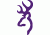 Browning Decal, Buckmark, 6 inch Purple 3922009616