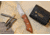 Browning Guide Series Fixed Blade Knife, 3in, Sandvik 14C28N, Drop Point, Composite Handle, Split Grain Leather, 3220498B