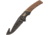 Browning Hunter Fixed Blade Guthook Knife, 3.5 black stonewash finish 440C stainless guthook, Two-tone finish sculpted wood handle, 3220396B