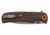 Browning Buckmark Slim Wash Folding Knife, Box Packaging, 3.13in, D2 High Carbon Steel, Drop Point Blade, Bronze Stonewashed Polymer, Black/Orange Handle, 3220581B